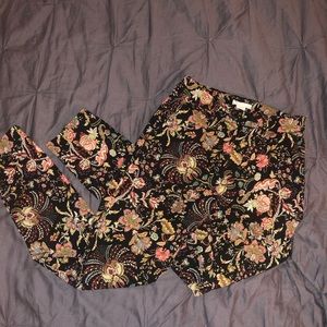 H&M Floral Slacks - GREAT CONDITION